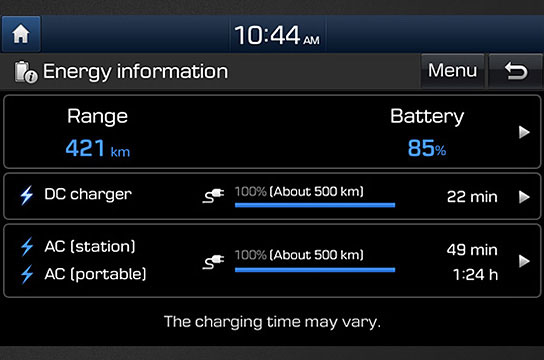 Battery status