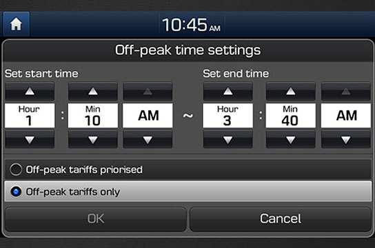 Charging time reservation