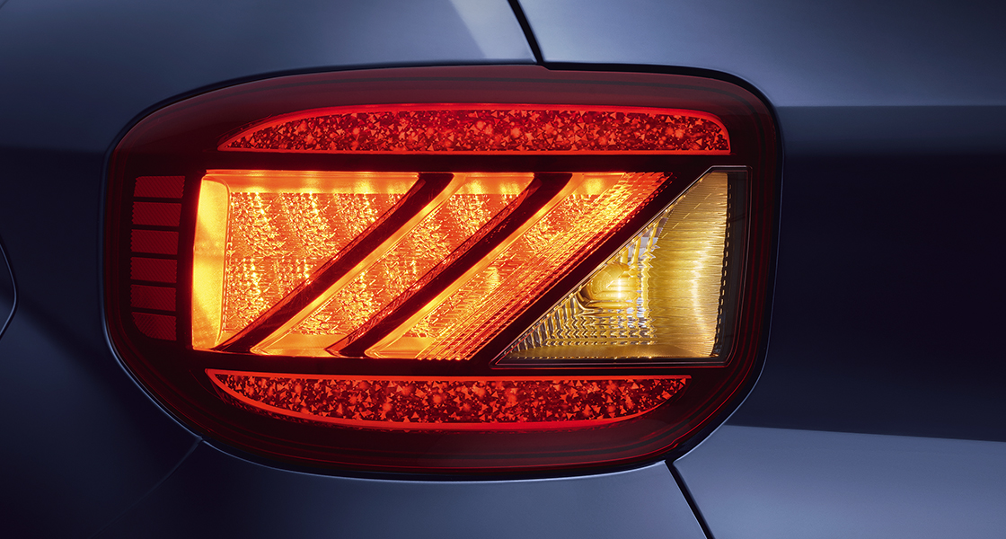 LED Tail Lamps with Crystal effect