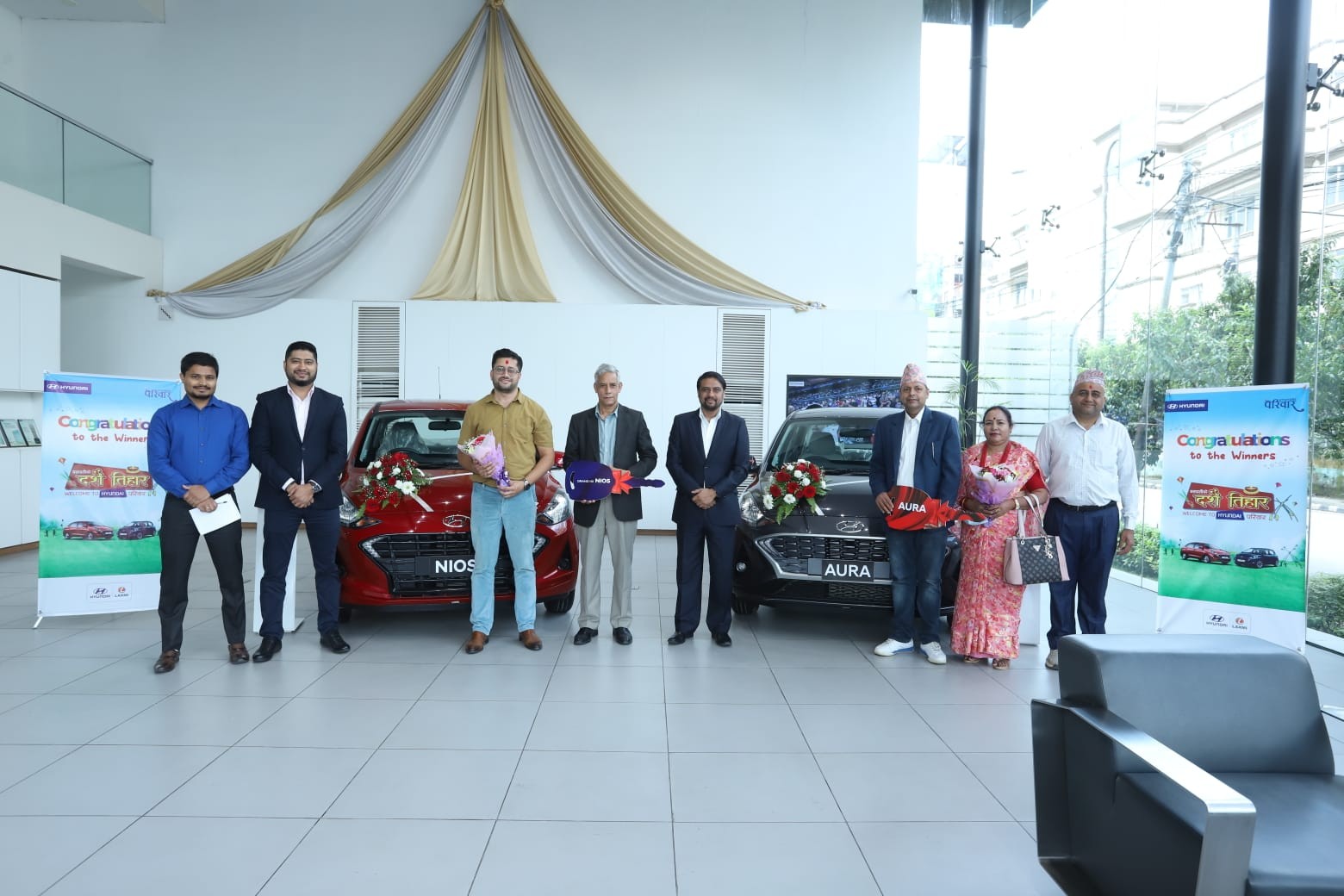 Hyundai Handovers Keys to Festive Scheme 2077 Winners